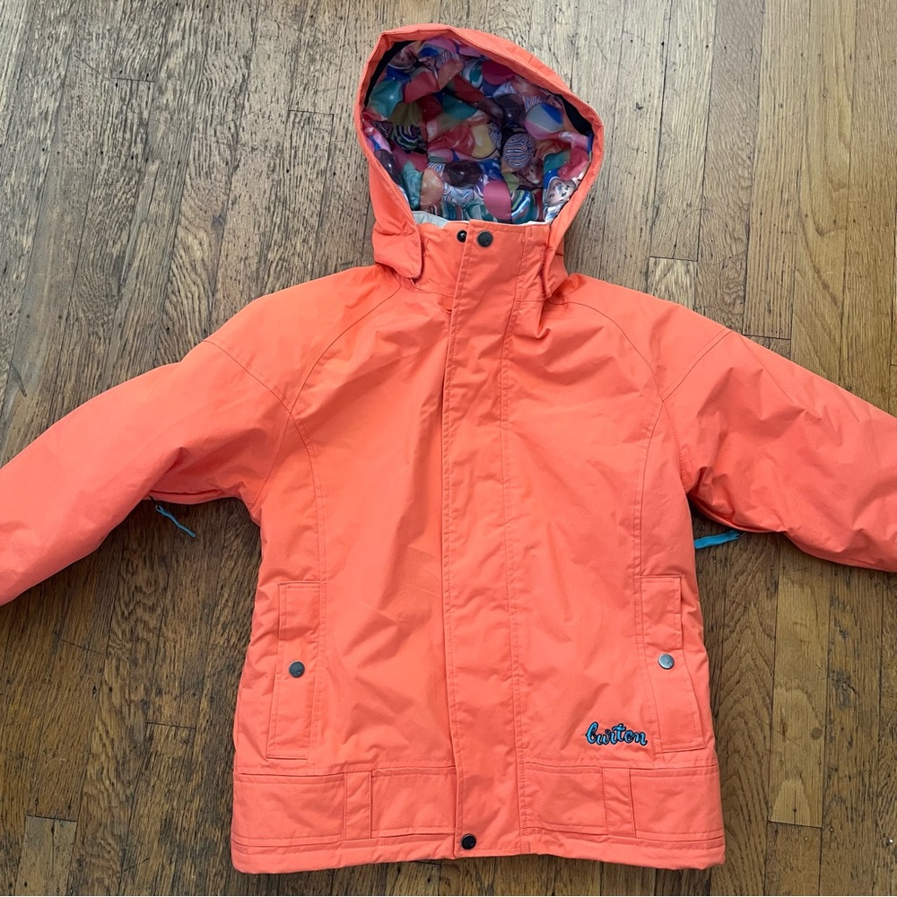 Burton Bright Orange Kids Ski Jacket